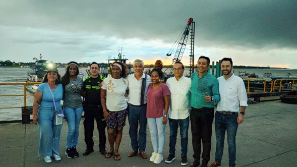 Consulado de Colombia en Tabatinga acompaña el recorrido de la Ministra del Deporte 