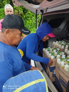 Consulado de Colombia en Tabatinga entrega regalos a Cabildos Indígenas situados en zona de frontera