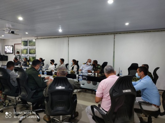 Cónsul de Colombia participó en reunión binacional de autoridades de Tabatinga y Leticia, sobre seguridad en la frontera colombo-brasileña