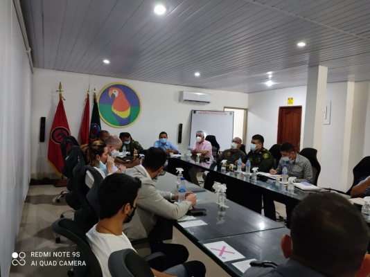 Cónsul de Colombia participó en reunión binacional de autoridades de Tabatinga y Leticia, sobre seguridad en la frontera colombo-brasileña