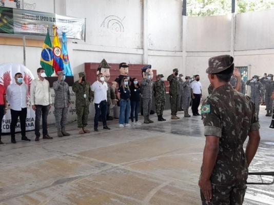 El Cónsul de Colombia en Tabatinga participó en la jornada de salud binacional Colombia Brasil 