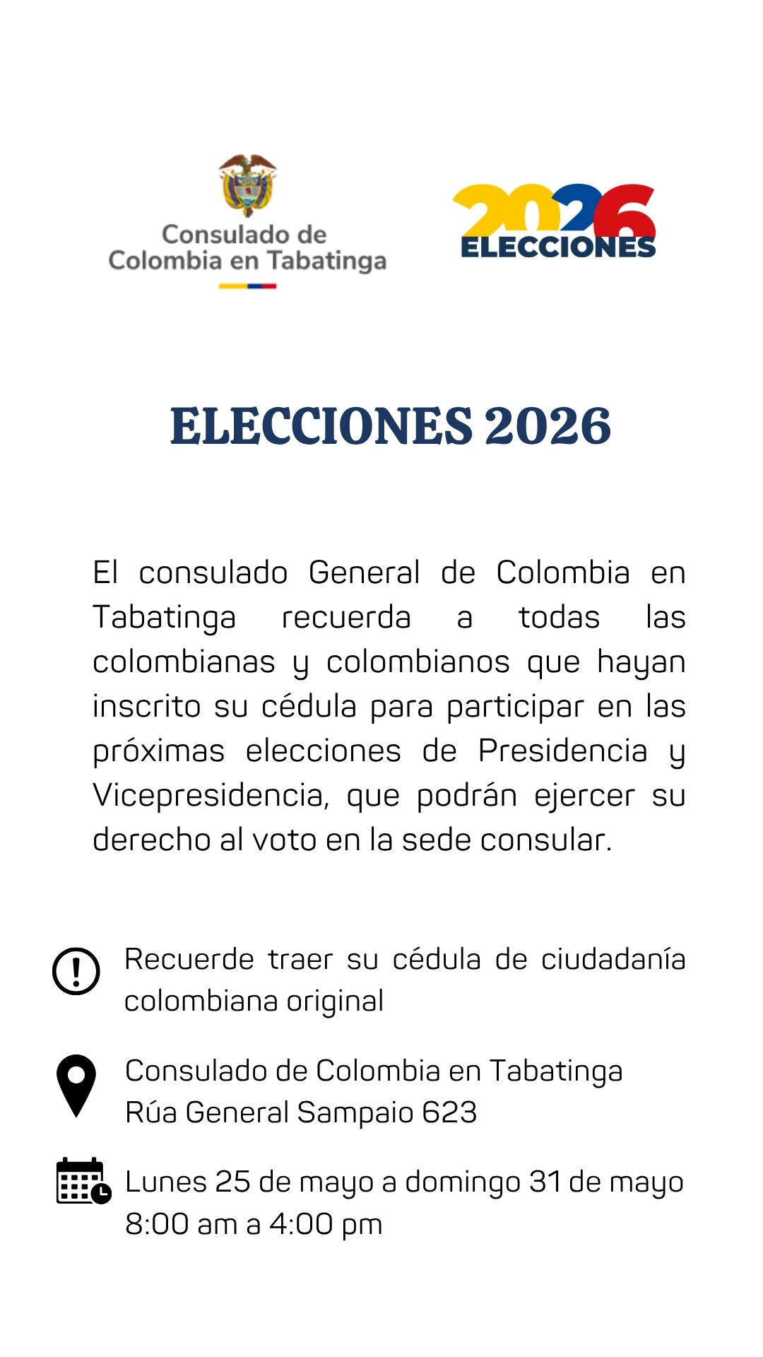 Elecciones 2026