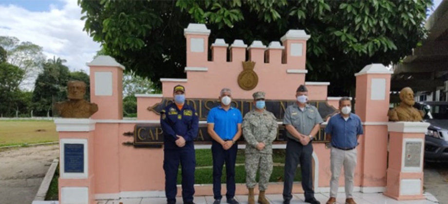 El Consulado de Colombia coordinó y acompañó al Inspector General de la Armada Nacional de Colombia, Mayor General de Infantería de Marina, Ricardo Perico Pinto, en las visitas a las unidades militares de Tabatinga