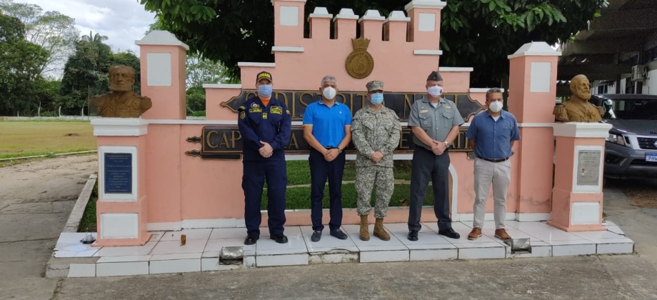 El Consulado de Colombia coordinó y acompañó al Inspector General de la Armada Nacional de Colombia, Mayor General de Infantería de Marina, Ricardo Perico Pinto, en las visitas a las unidades militares 