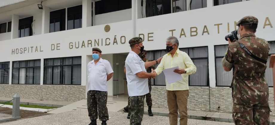 Hospital de Guarnición de Tabatinga entregó reconocimiento al Cónsul de Colombia en Tabatinga