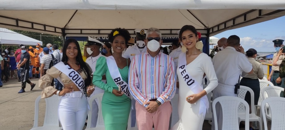 Cónsul de Colombia en Tabatinga participó en la conmemoración del día de la Virgen del Carmen