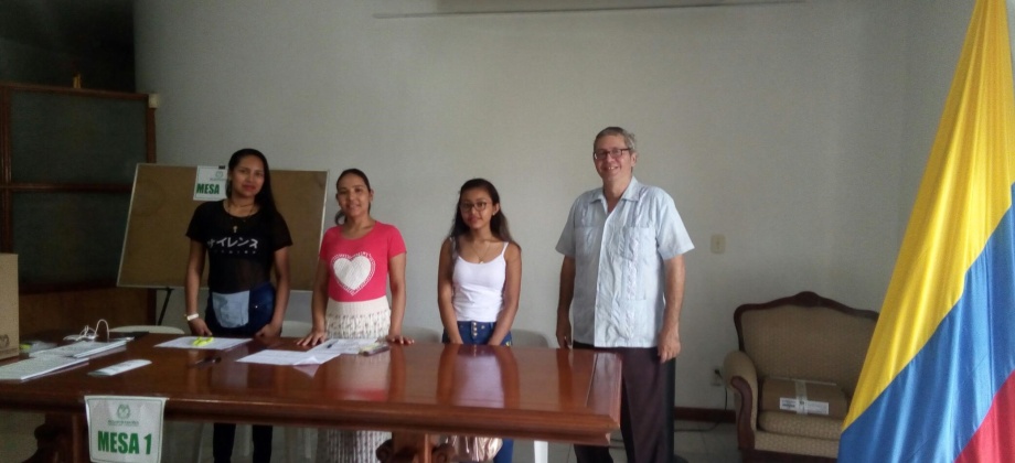El Consulado de Colombia en Tabatinga culminó con éxito el proceso de votaciones para la Consulta Anticorrupción