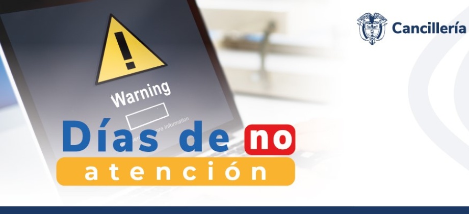 Consulado de Colombia en Tabatinga no tendrá atención al público el jueves 30 de mayo de 2024