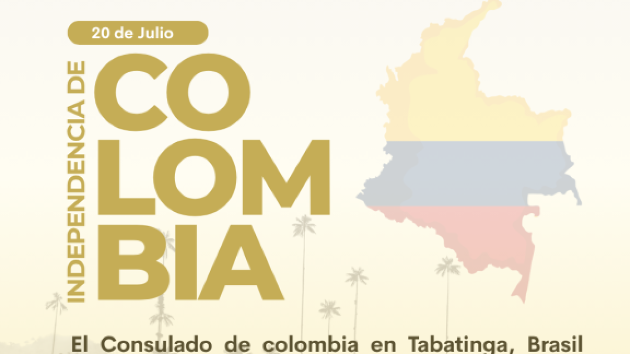 El Consulado de Colombia en Tabatinga invita a la Santa Misa y Ofrenda Floral por el Día de la Independencia de Colombia