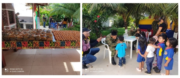 Consulado de Colombia en Tabatinga conmemora la Navidad con los niños de la Escuela Luiz Soares Dos Santos