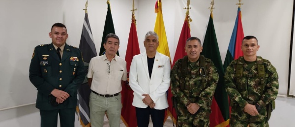Cónsul de Colombia en Tabatinga participó como invitado especial en la transmisión de mando de la brigada 26ª del Amazonas
