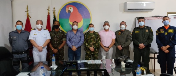 Cónsul de Colombia participó en reunión binacional de autoridades de Tabatinga y Leticia, sobre seguridad en la frontera colombo-brasileña