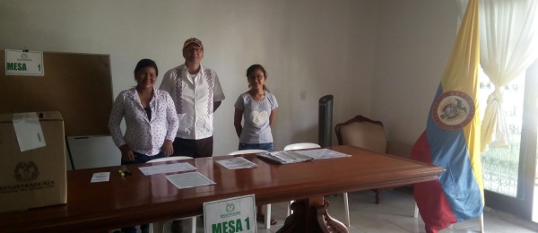 Las votaciones de la Consulta Popular Anticorrupción transcurren con normalidad en el Consulado de Colombia en Tabatinga