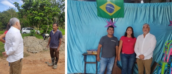 Cónsul en Tabatinga visitó a colombianos en el barrio Villa Brasil